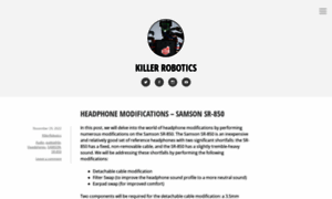 Killerrobotics.me thumbnail