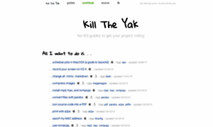 Killtheyak.com thumbnail