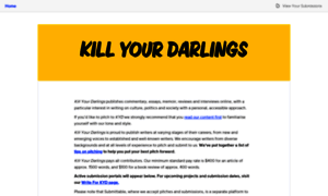 Killyourdarlings.submittable.com thumbnail