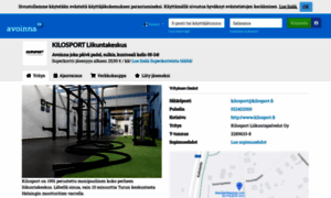 Kilosport.avoinna24.fi thumbnail