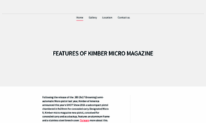 Kimber-micro-magazine.my-free.website thumbnail