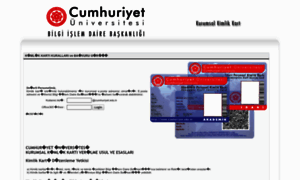 Kimlikkart.cumhuriyet.edu.tr thumbnail