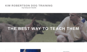 Kimrobertsondogtraining.com thumbnail