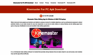 Kinemasterforpcapkdownload.com thumbnail