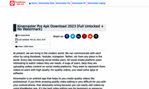 Kinemasterproapk.boardresultsbd.com thumbnail