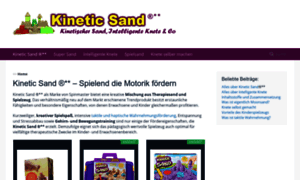 Kinetic-sand-ratgeber.de thumbnail