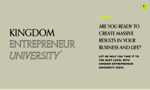 Kingdomentrepreneuruniversity.com thumbnail