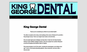 Kinggeorgedental.com thumbnail