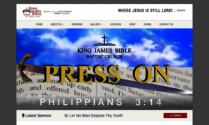 Kingjamesbiblebaptist.com thumbnail