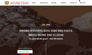 Kingribsbarbq.com thumbnail