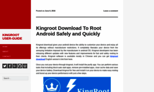 Kingrootuserguide.wordpress.com thumbnail