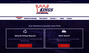 Kingsautorecycling.com thumbnail