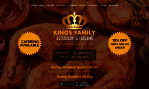 Kingsfamilyrestaurant.net thumbnail