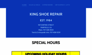 Kingshoerepair.net thumbnail