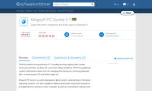 Kingsoft-pc-doctor.software.informer.com thumbnail
