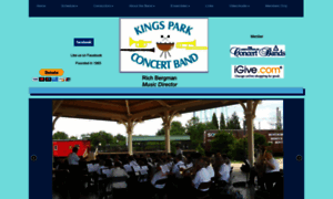 Kingsparkband.org thumbnail