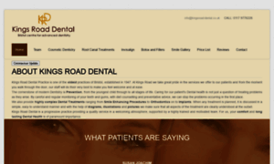 Kingsroad-dental.co.uk thumbnail