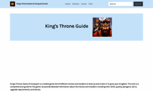 Kingsthronegame.com thumbnail