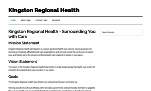 Kingstonregionalhealth.org thumbnail