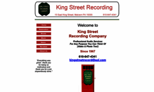 Kingstreetrecording.com thumbnail