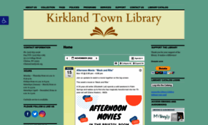 Kirklandtownlibrary.org thumbnail