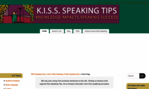 Kiss-speaking-tips.com thumbnail