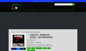 Kissfmfreshbeats.radio.de thumbnail