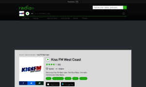 Kissfmwestcoast.radio.fr thumbnail