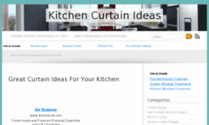 Kitchencurtainideas.net thumbnail