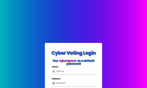 Kitchenvoting.cyberspace.net.ng thumbnail