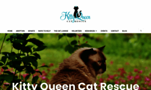 Kittyqueencatrescue.com thumbnail