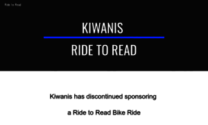 Kiwanisridetoread.com thumbnail