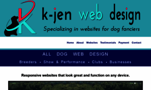 Kjenwebdesign.com thumbnail