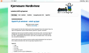 Kjernesunn-nordkvinne.blogspot.com thumbnail