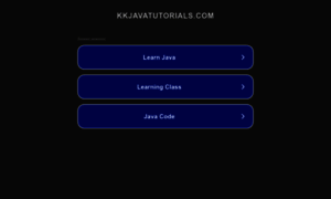 Kkjavatutorials.com thumbnail