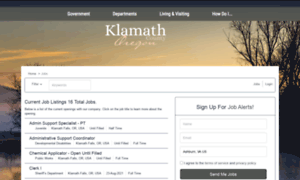Klamathcounty.applicantpro.com thumbnail