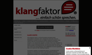 Klang-faktor.com thumbnail