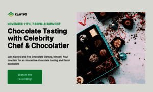 Klaviyochocolatetasting.splashthat.com thumbnail