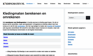 Kledingmaten.nl thumbnail