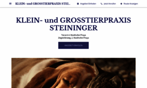 Klein-und-grosstierpraxis-steininger.business.site thumbnail