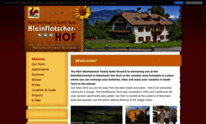 Kleinflatscherhof.com thumbnail