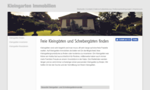 Kleingarten-immobilien.de thumbnail