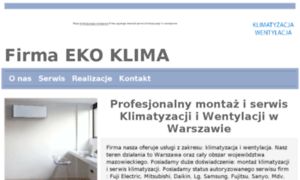Klimatyzacja-eko-klima.pl thumbnail