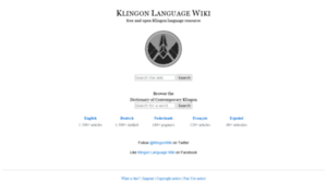 Klingonwiki.net thumbnail