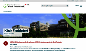 Klinik-floridsdorf.gesundheitsverbund.at thumbnail