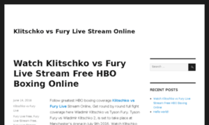 Klitschkovsfury-live.com thumbnail