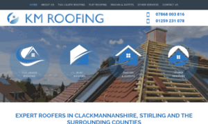 Kmroofing-alloa.co.uk thumbnail