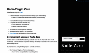 Knife-zero.github.io thumbnail