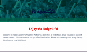 Knightlife.paceacademy.org thumbnail