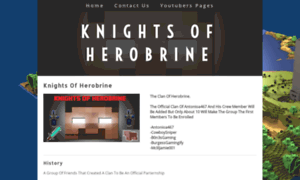 Knightsofherobrine.yolasite.com thumbnail